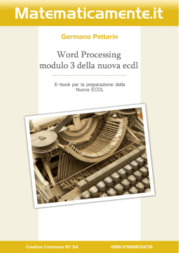 Word Processing - Alessandro Pasquali