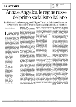anna e angelica regine del socialismo italiano