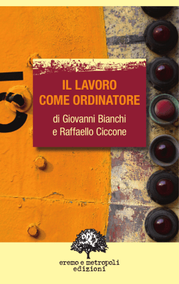 Il lavoro com ordinatore