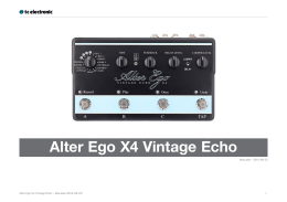 Alter Ego X4 Vintage Echo