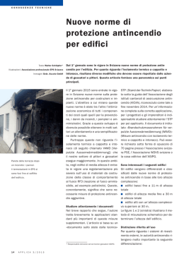 Nuove norme di protezione antincendio per edifici
