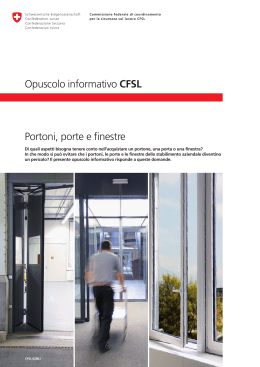 Portoni, porte e finestre - CFSL