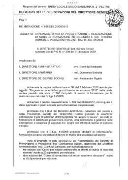 delibera - Ulss Feltre