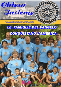 Settembre 2015 - Diocesi di Assisi - Nocera Umbra