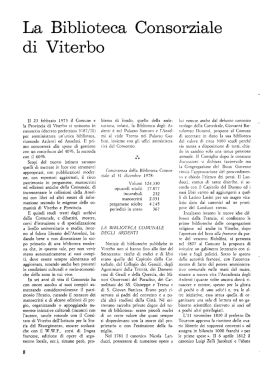 La Biblioteca Consorziale di Viterbo