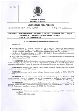 area servizi alla persona