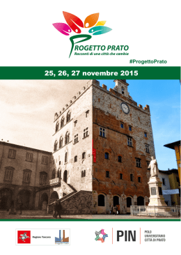 Scarica il programma in pdf - Polo Universitario "Citt&agrave; di Prato"