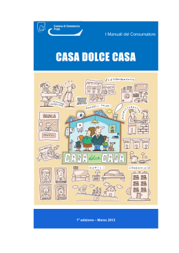 Casa Dolce Casa - Camera di Commercio di Prato