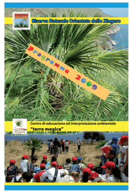 Opuscolo Zingaro 2009.qxp:Zingaro2007