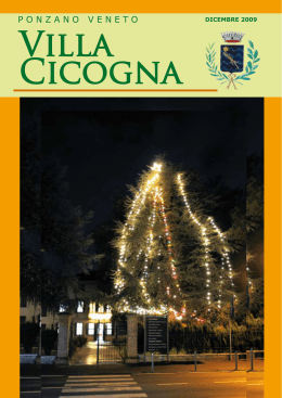 Villa Cicogna - Numero di dicembre 2009