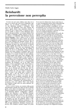 Ad Reinhardt: la percezione non percepita