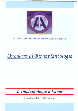 Implantologia a LAMA