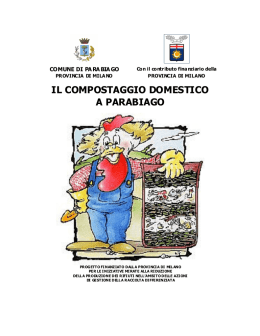 Il compostaggio domestico a Parabiago