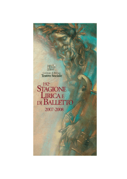 Opuscolo teatro07 - Comune di Rovigo