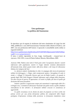 Uno Qualunque. La politica del buon senso