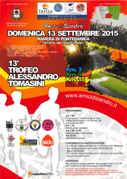 Volantino - Noter an camina