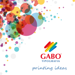 Brochure Gabo - Tipografia Gabo