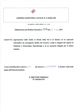 Deliberazione n.558 del 01-12-2011 [file]