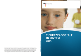 SICUREZZA SOCIALE IN SINTESI 2015