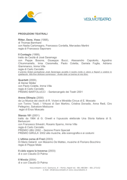 CURRICULUM VESUVIOTEATRO