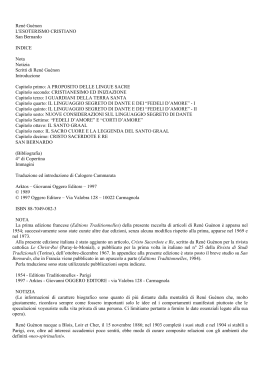 L`esoterismo cristiano (Ren&eacute; Gu&eacute;non)
