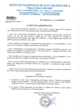 Integrazione Software Sistema Archiviazione Digitale Opuscoli Indam