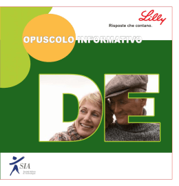 Opuscolo informativo