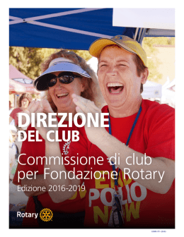 Direzione del Club: Commissione di club per Fondazione Rotary