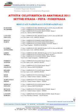 Opuscolo-2011 Amatoriale Completo