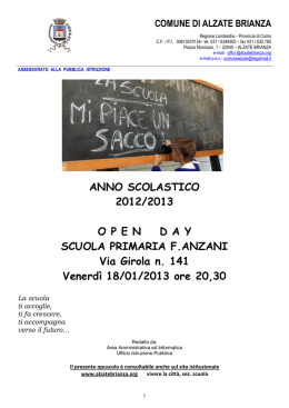 opuscolo OPEN DAY 2012 primaria.pub