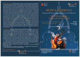 opuscolo - MUSICA ANTIQUA LATINA