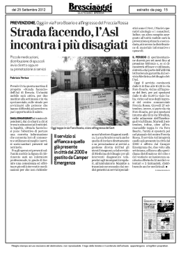 Articolo - ASL Brescia