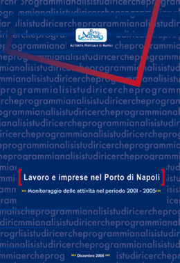 Monitoraggio imprese e lavoro nel porto di Napoli