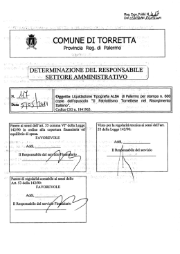 TORR - Comune di Torretta