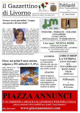ilgazzettino 05112012 - Il Gazzettino Di Livorno