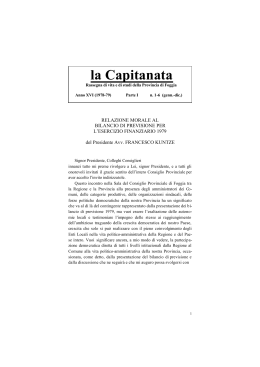 Parte 1 - Biblioteca Provinciale di Foggia La Magna Capitana