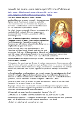 Primi 9 Venerd&igrave; del mese