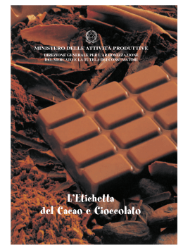 L`Etichetta del Cacao e Cioccolato