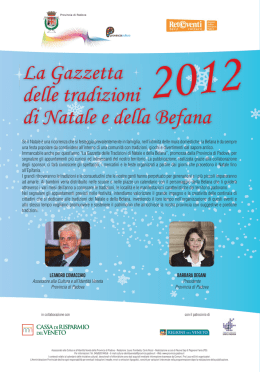 La Gazzetta delle tradizioni di Natale e della Befana