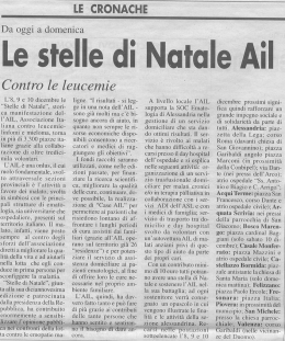 Le stelle di Natale Ail
