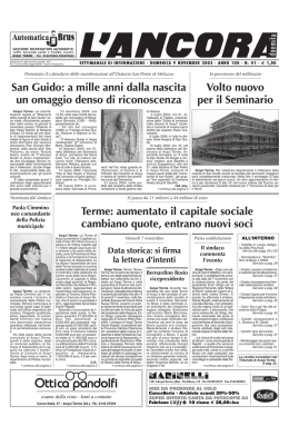 Numero 41 - L`ANCORA edicola