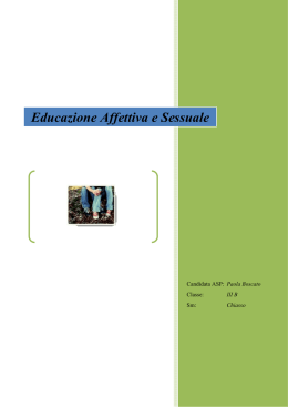 Educazione Affettiva e Sessuale