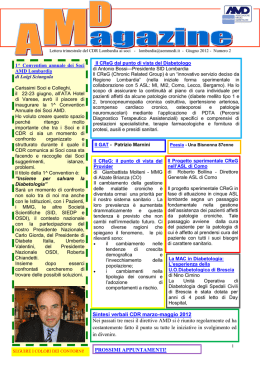Sintesi verbali CDR marzo-maggio 2012 Nei