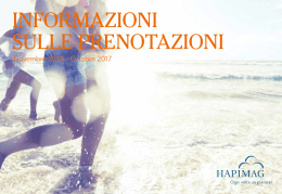 informazioni sulle prenotazioni