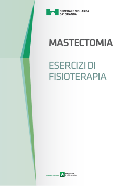 mastectomia esercizi di fisioterapia
