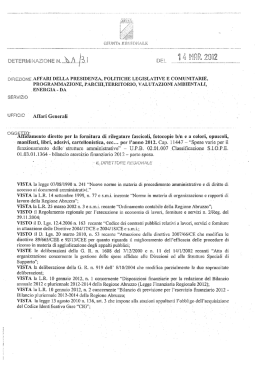 UFF&Igrave;C|O ` Affari Generali