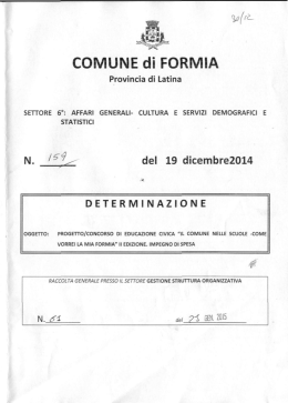 COMUNE di FORMIA