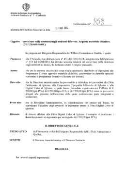 Delibera del 27 Maggio 2014, N. 853 [file]