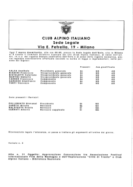 Convenzione Associazione Festival Internazionale Film della