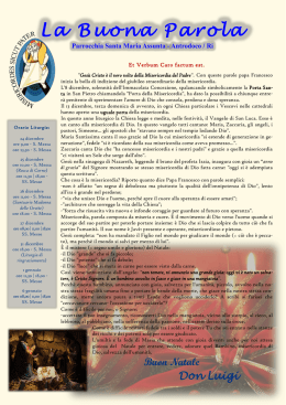 La Buona Parola - Parrocchia di Antrodoco